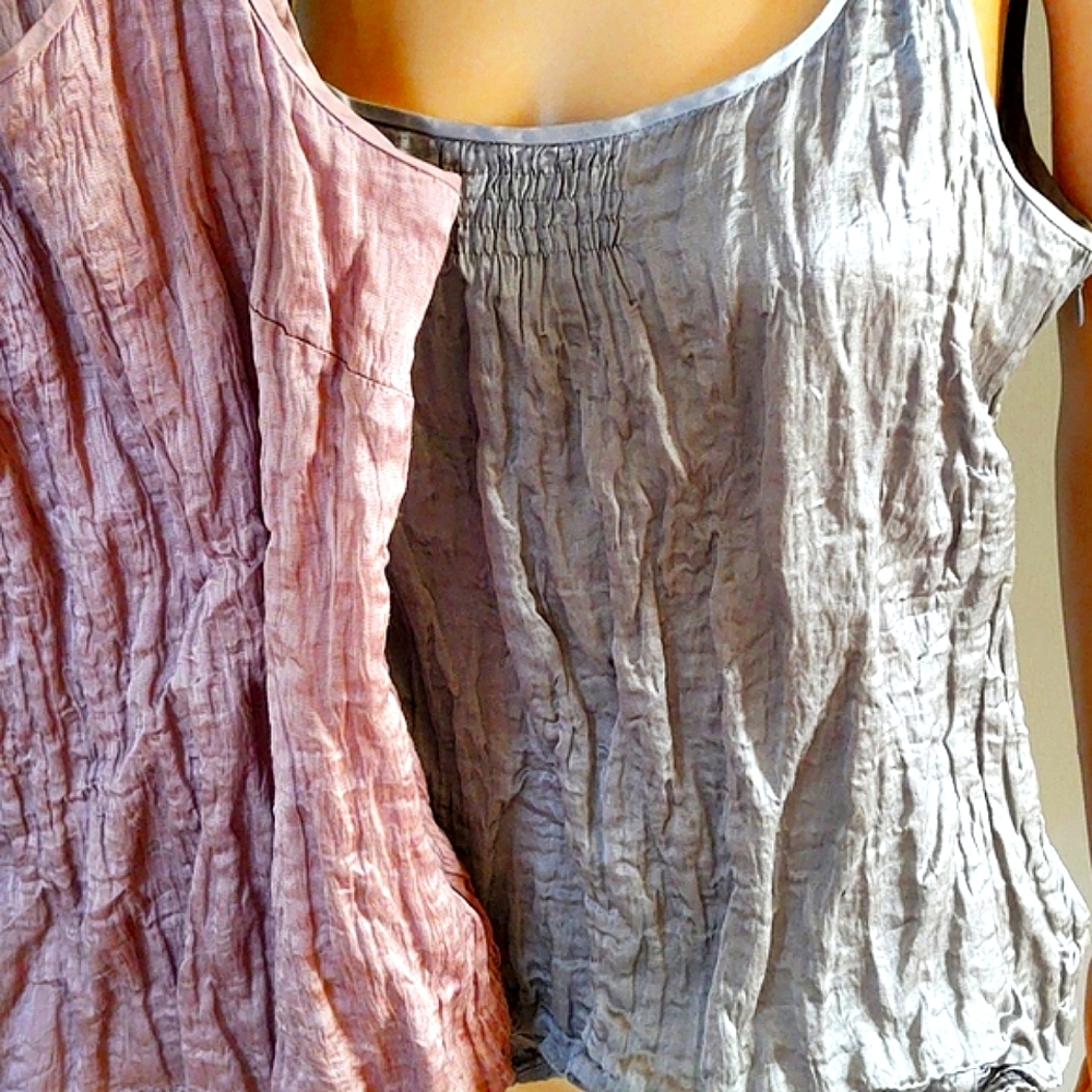 J. Crew Hammered Silk Tank Tops